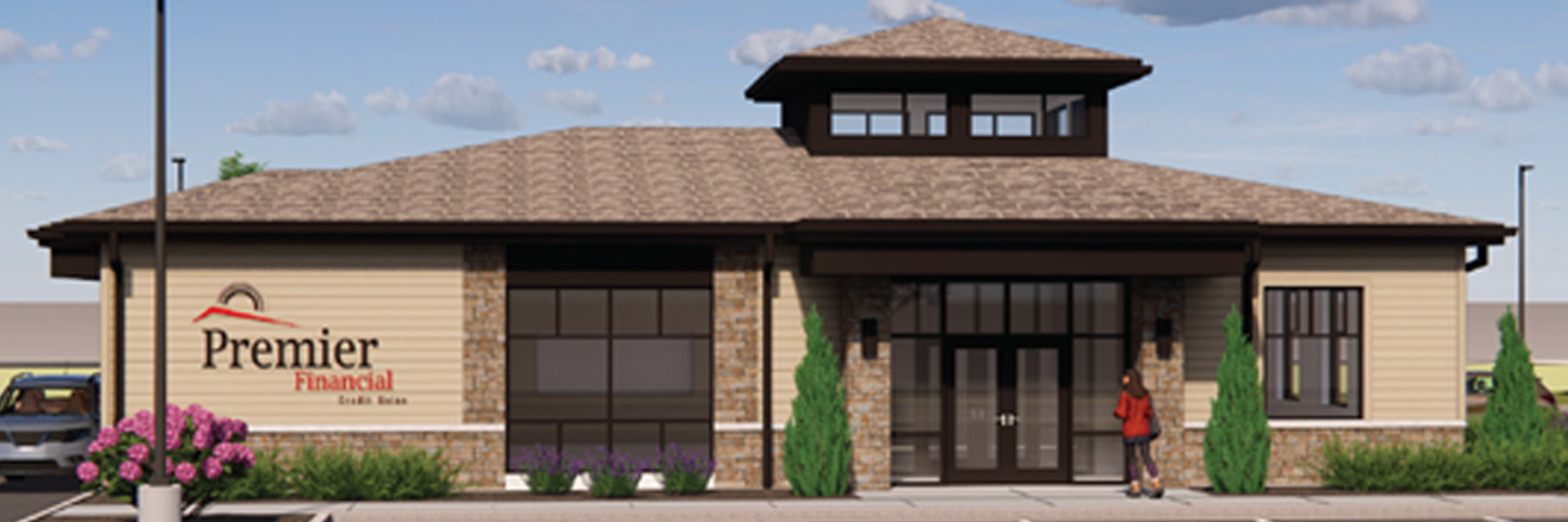 Building with Person Entering